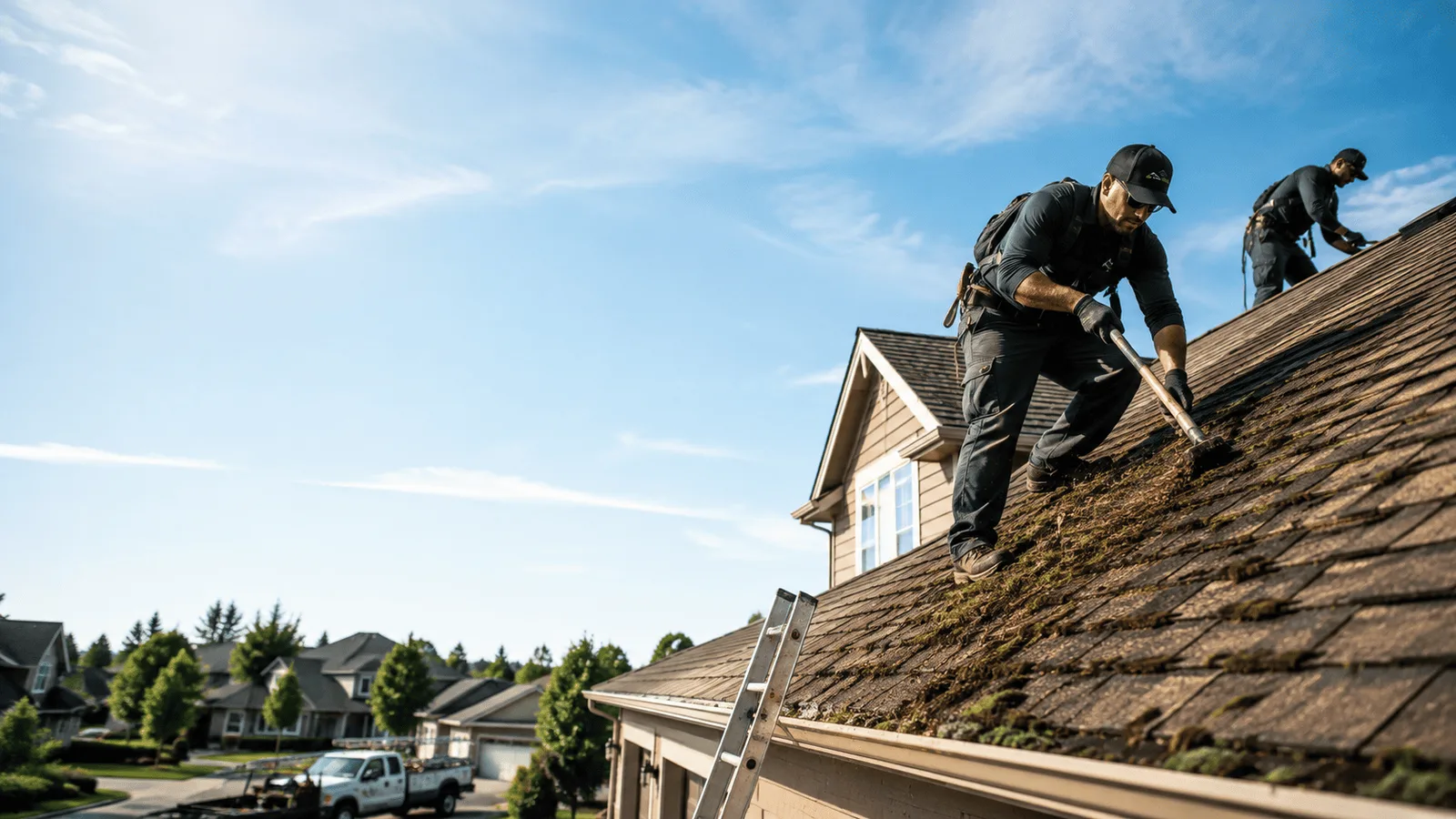 Roof Moss Removal in Flom, MN near me